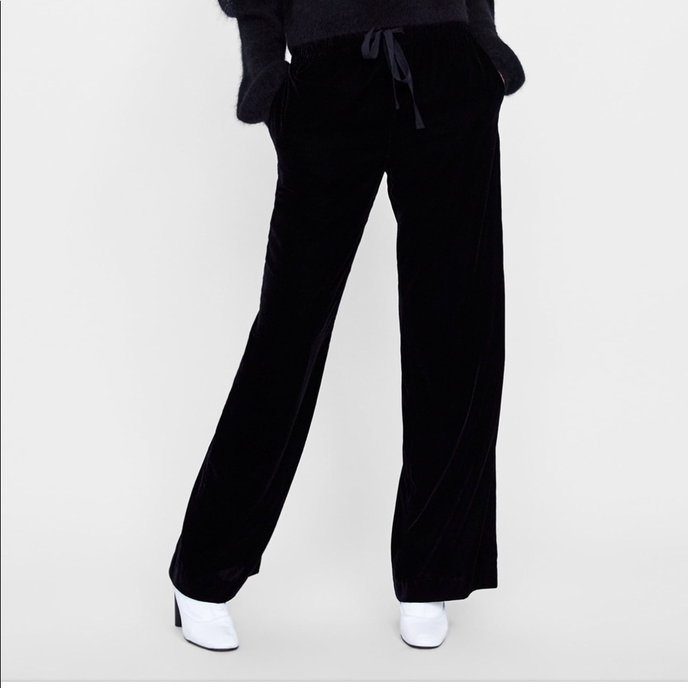 Zara Velvet Pajama Pants